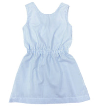 Load image into Gallery viewer, Kristin Knot Dress- Blue Seersucker
