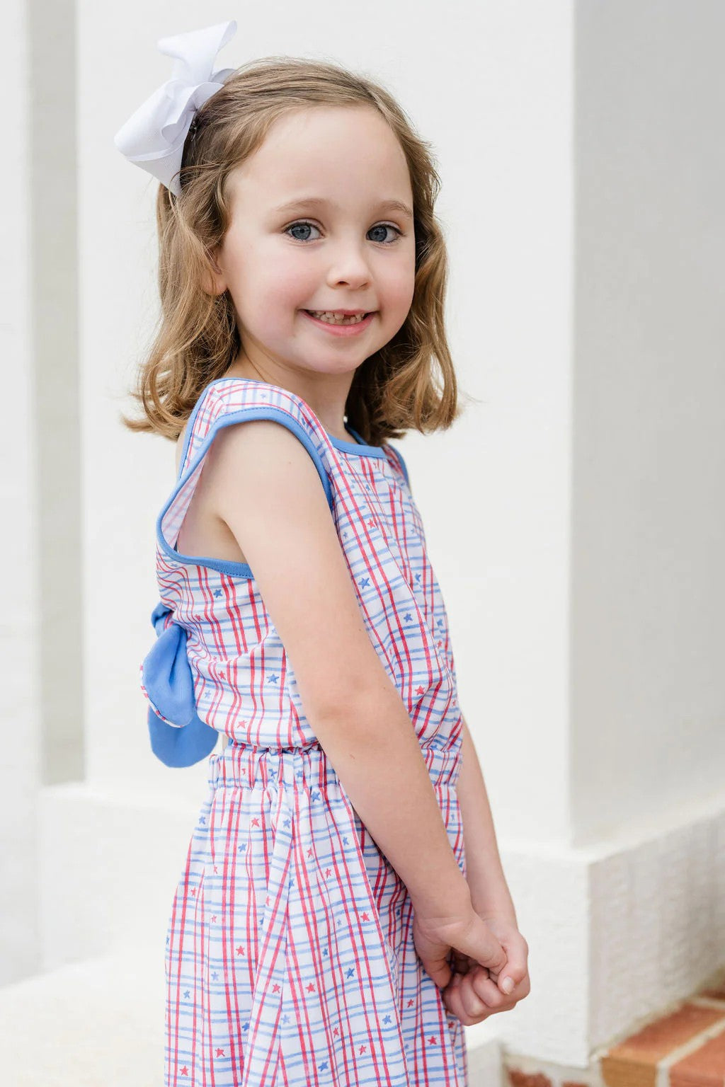 Kristin Knot Play Dress Patriotic