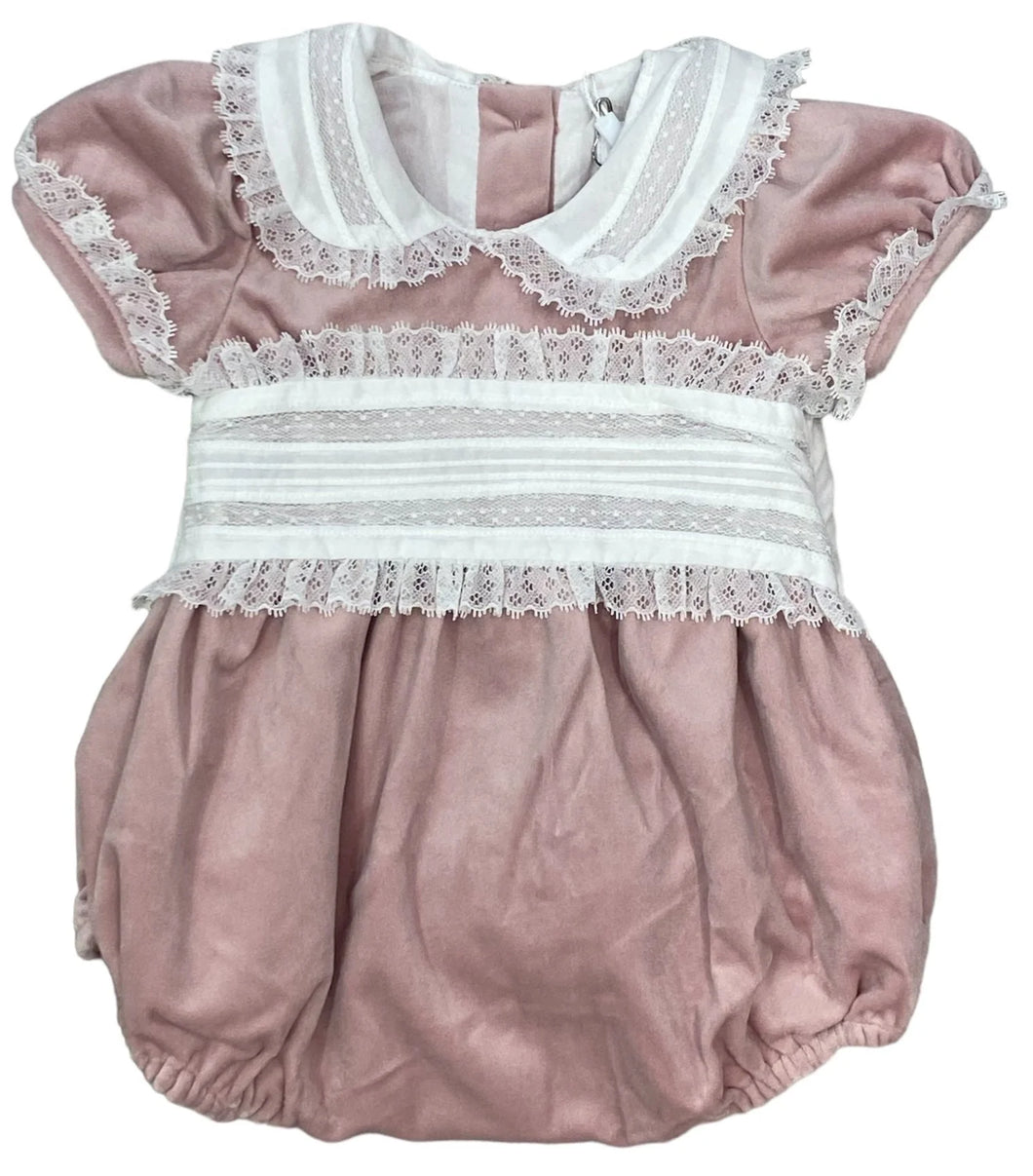 Pink Velvet Sash Bubble