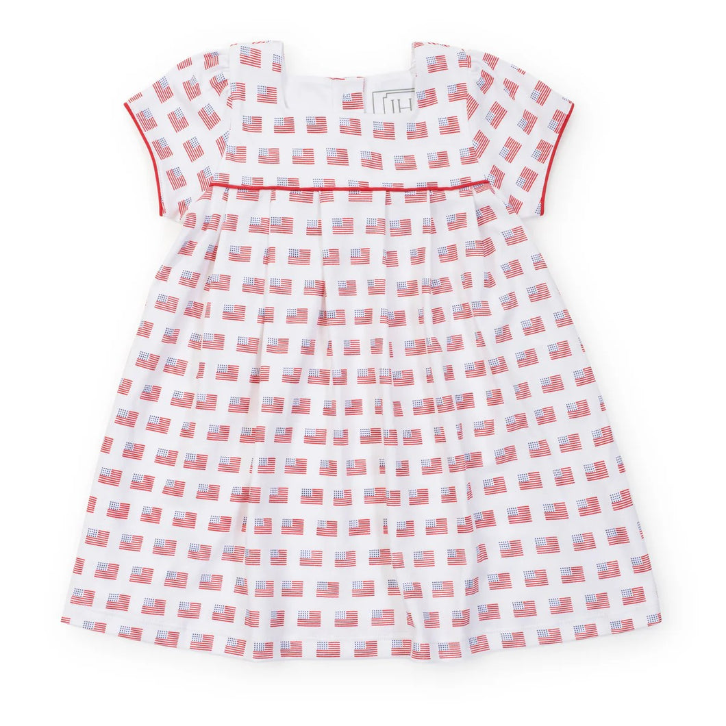 Lizzy Girls Dress- American Flag