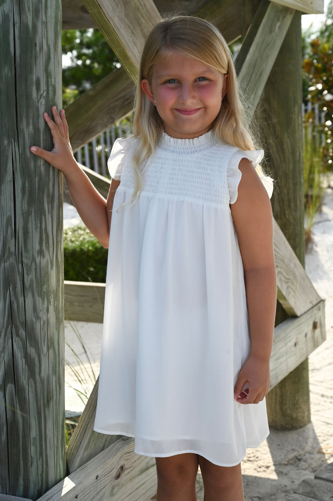 Lottie Dress - White