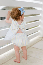 Load image into Gallery viewer, Lottie Bloomer Set- Swiss Dot Blue
