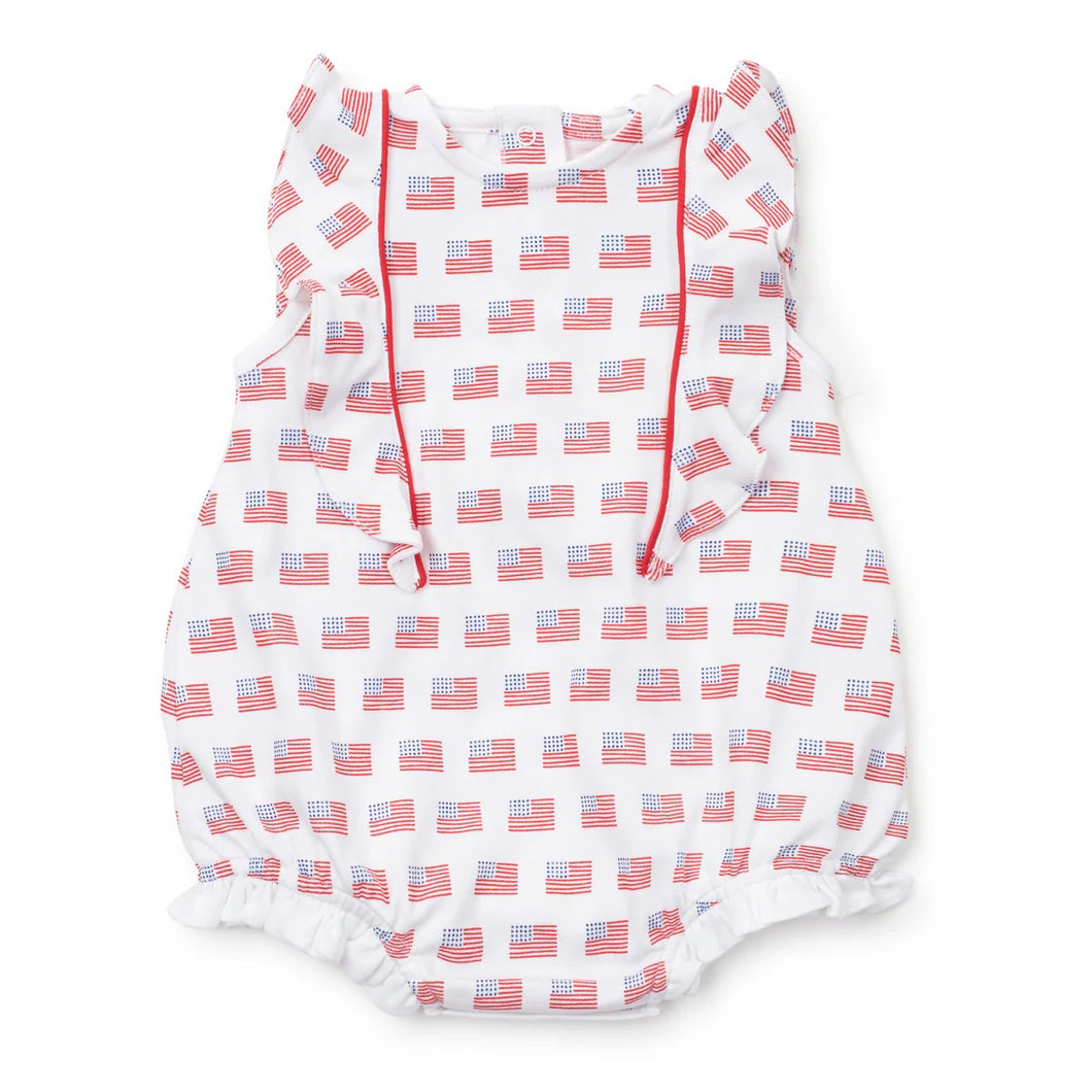 Mae Girls Bubble- American Flag