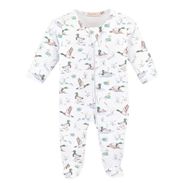 Mallard Zipped Footie