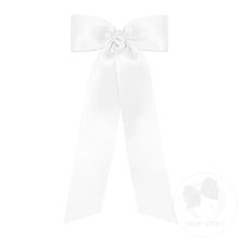 Load image into Gallery viewer, Med French Satin Bow w/ Tails
