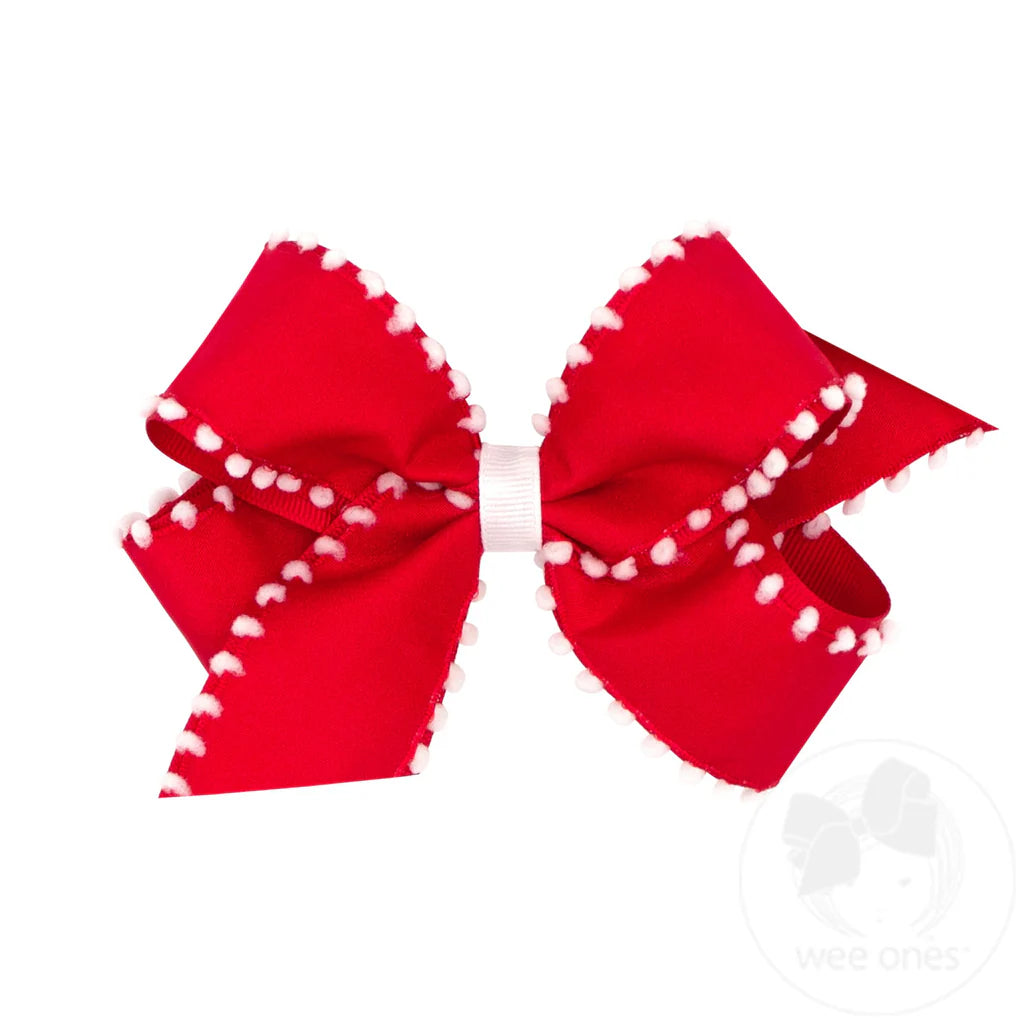 Medium Pom Pom Bow