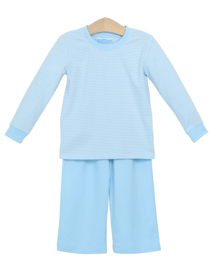 Miller Pants Set - Light Blue Stripe