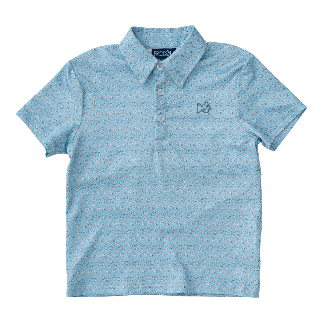 Performance Polo - Oyster Print