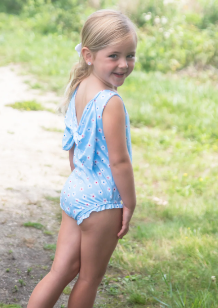 Lottie One Piece Swim, Patriotic Daisy