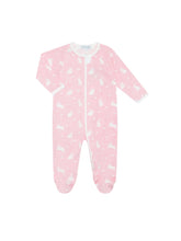 Load image into Gallery viewer, Bunny Cotton Zipper Footie
