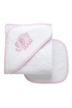 Load image into Gallery viewer, Baby Hooded Towel &amp; Washcloth Set
