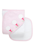 Load image into Gallery viewer, Baby Hooded Towel &amp; Washcloth Set
