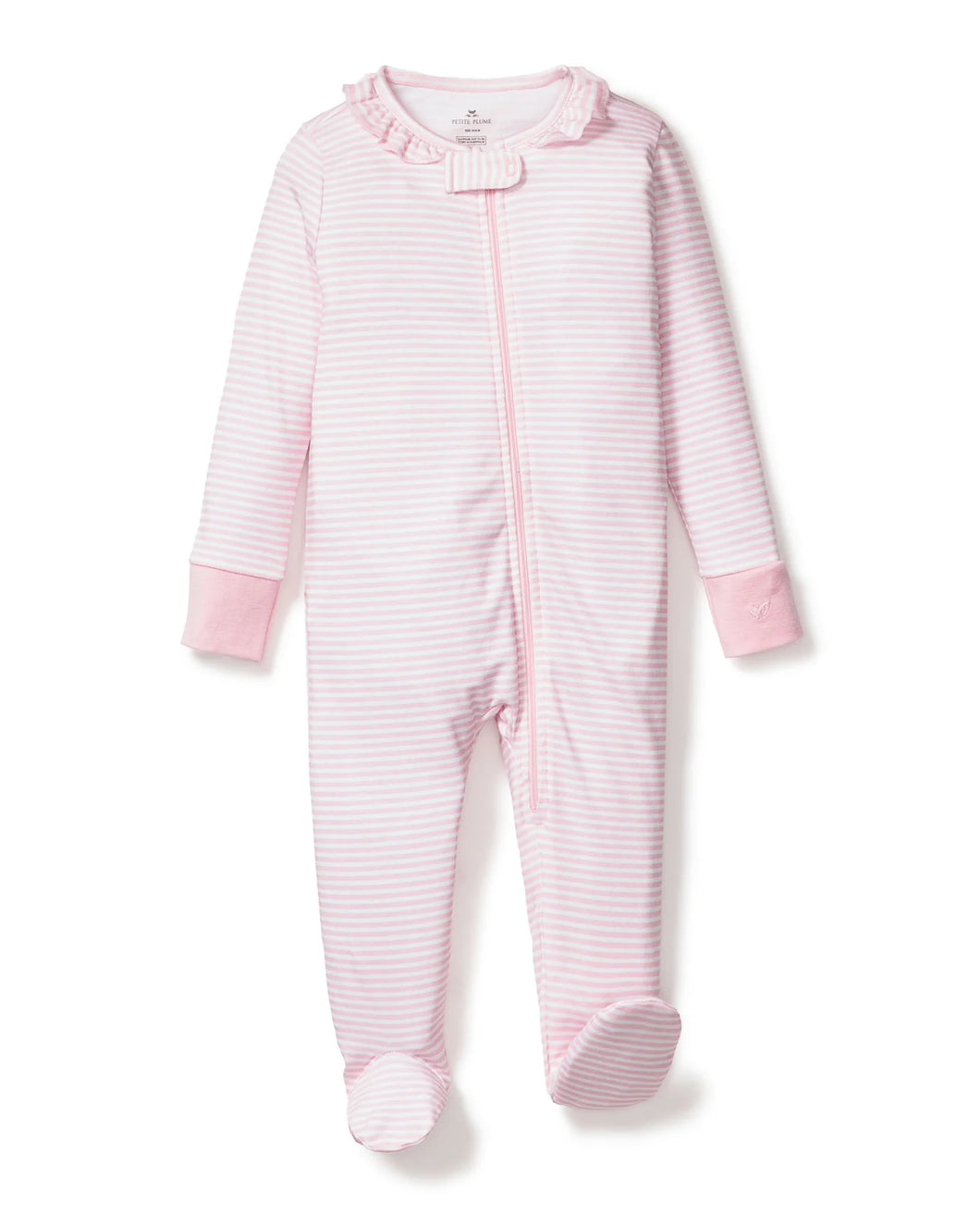 Pink Stripes Pima Romper