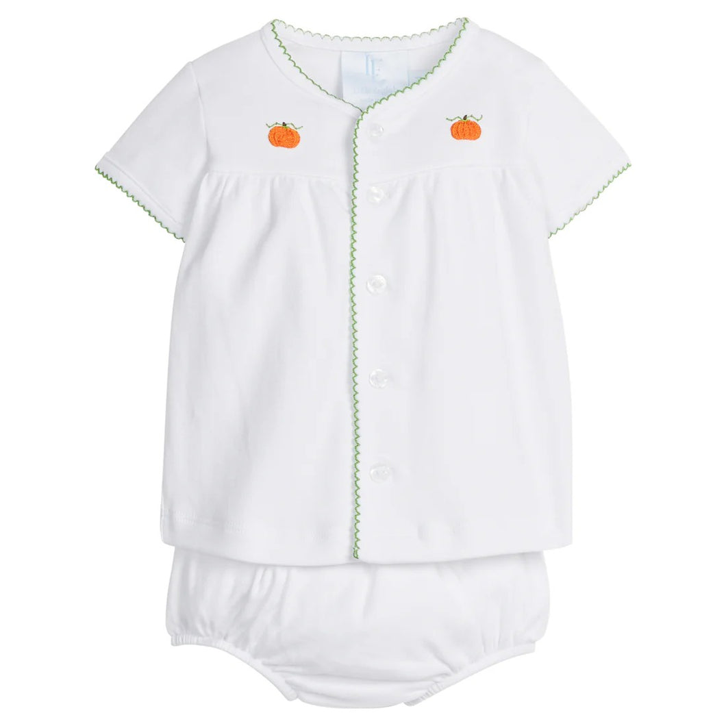 Pinpoint Layette Knit Set