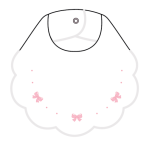 Load image into Gallery viewer, Pretty Bows and Roses Bib
