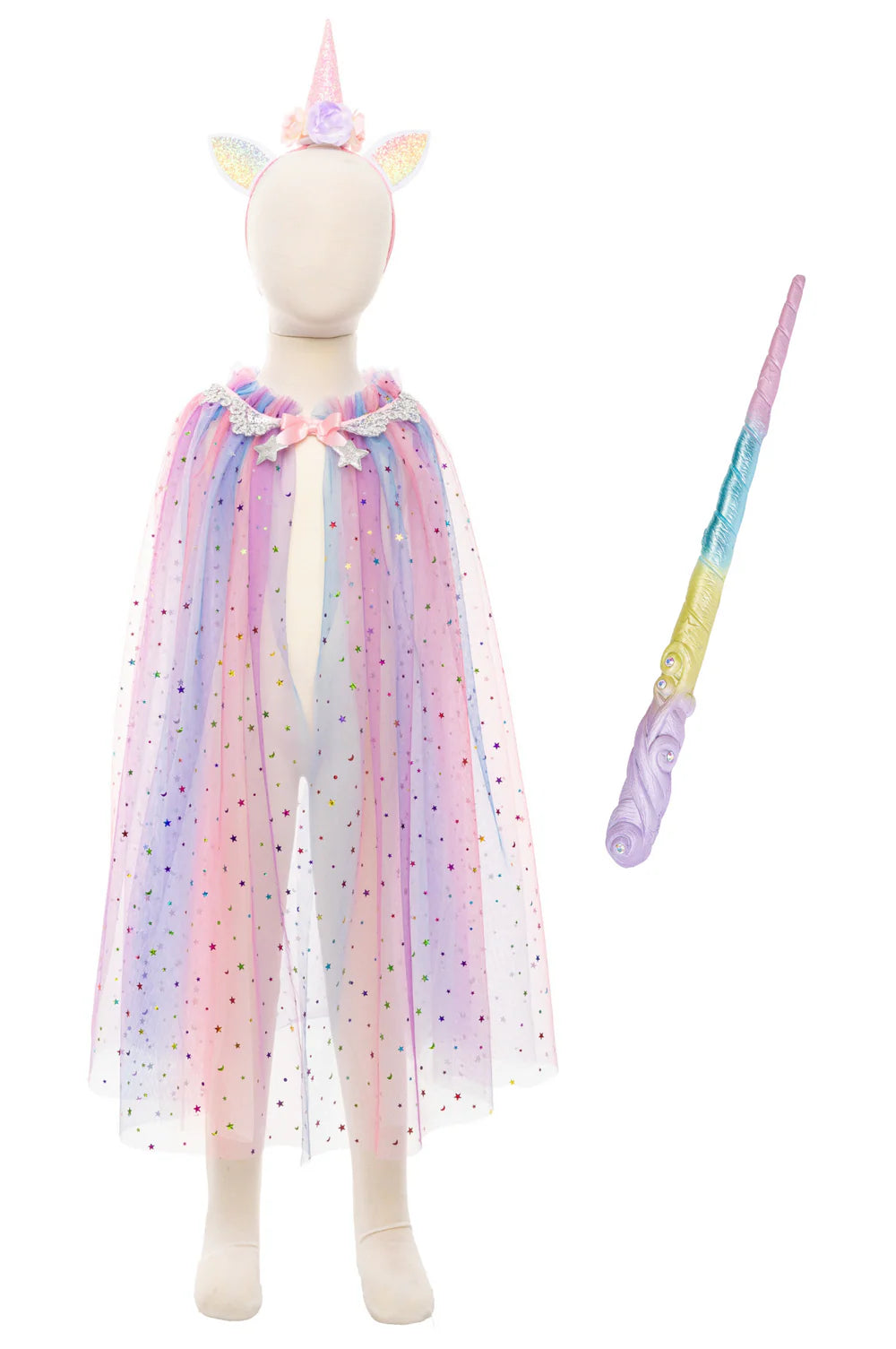 Rainbow Unicorn Cape Set