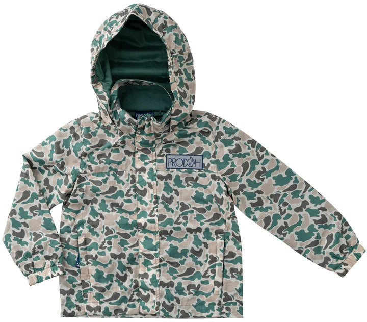 Reflective Rain Jacket- Camo