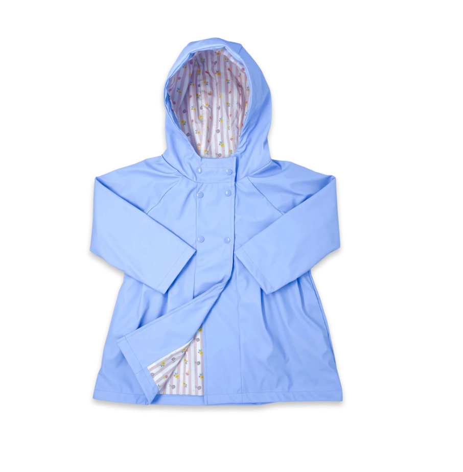 Rainy Day Raincoat - Blue, Blooms and Blessings