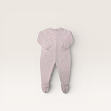 Load image into Gallery viewer, Raised Dot Footed Romper
