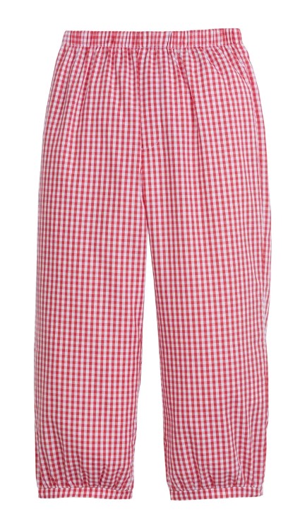 Banded Pant - Red Gingham