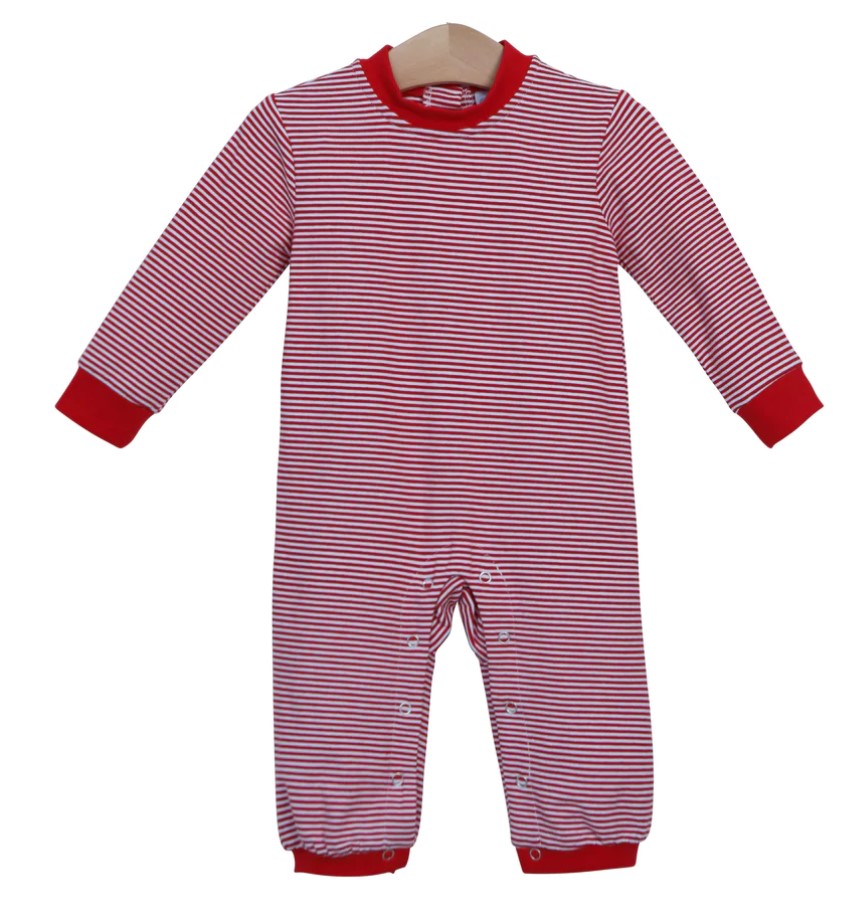 Miller Romper - Red Stripe