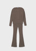 Ribbed Sweater and Pants Set