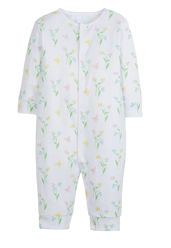 Printed Romper - Butterfly Garden