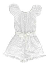 Load image into Gallery viewer, White Eyelet Romper
