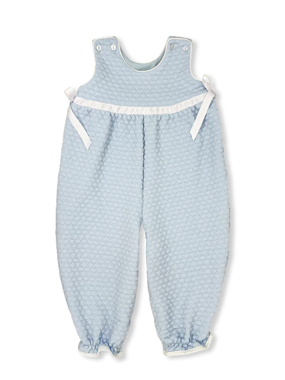 Rosie Romper-Blue Quilted