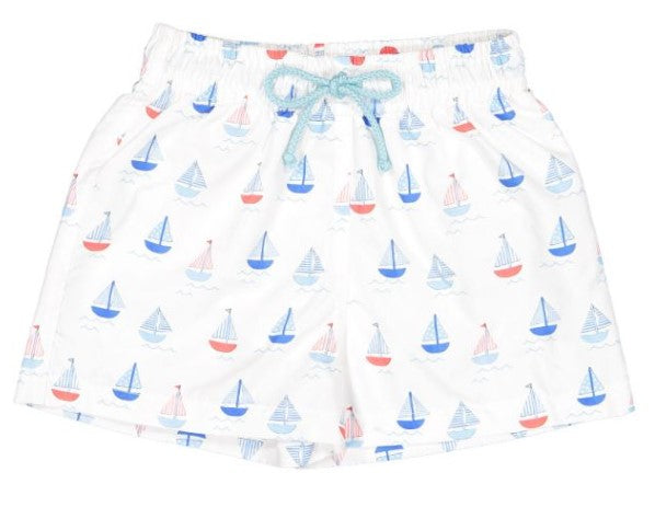 Day at Sea Swim Trunks