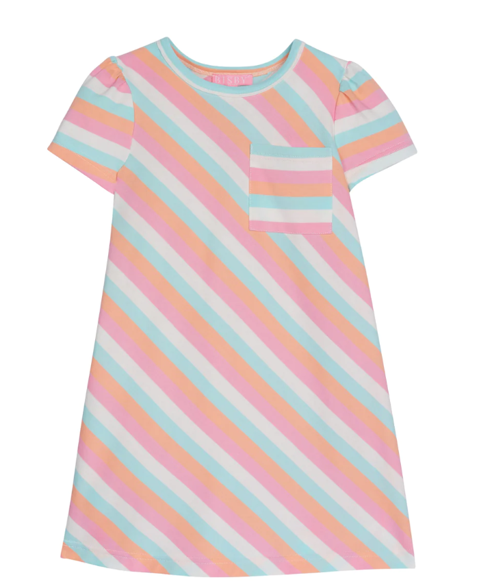 Everyday Dress - Sherbert Stripe