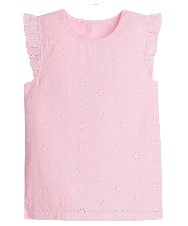 Wilder Tank - Light Pink Eyelet