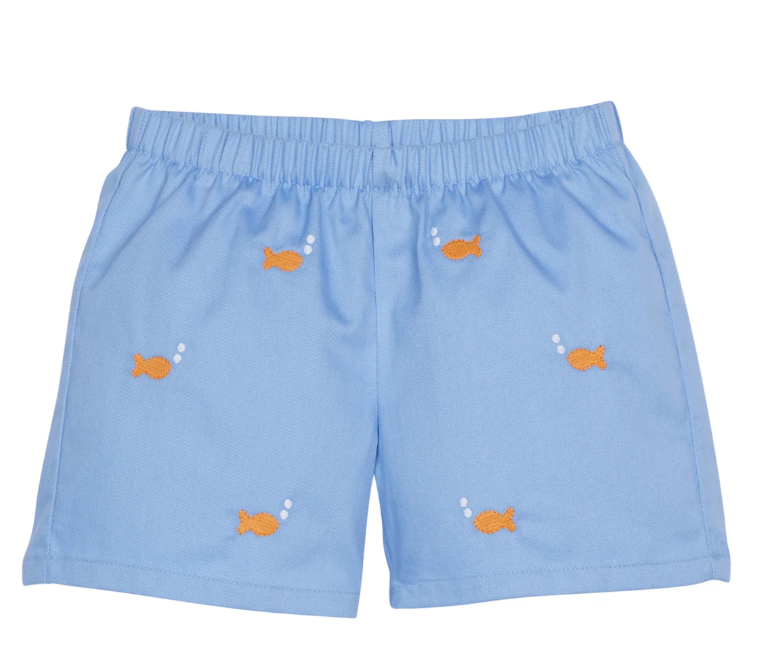 Embroidered Basic Short - Goldfish