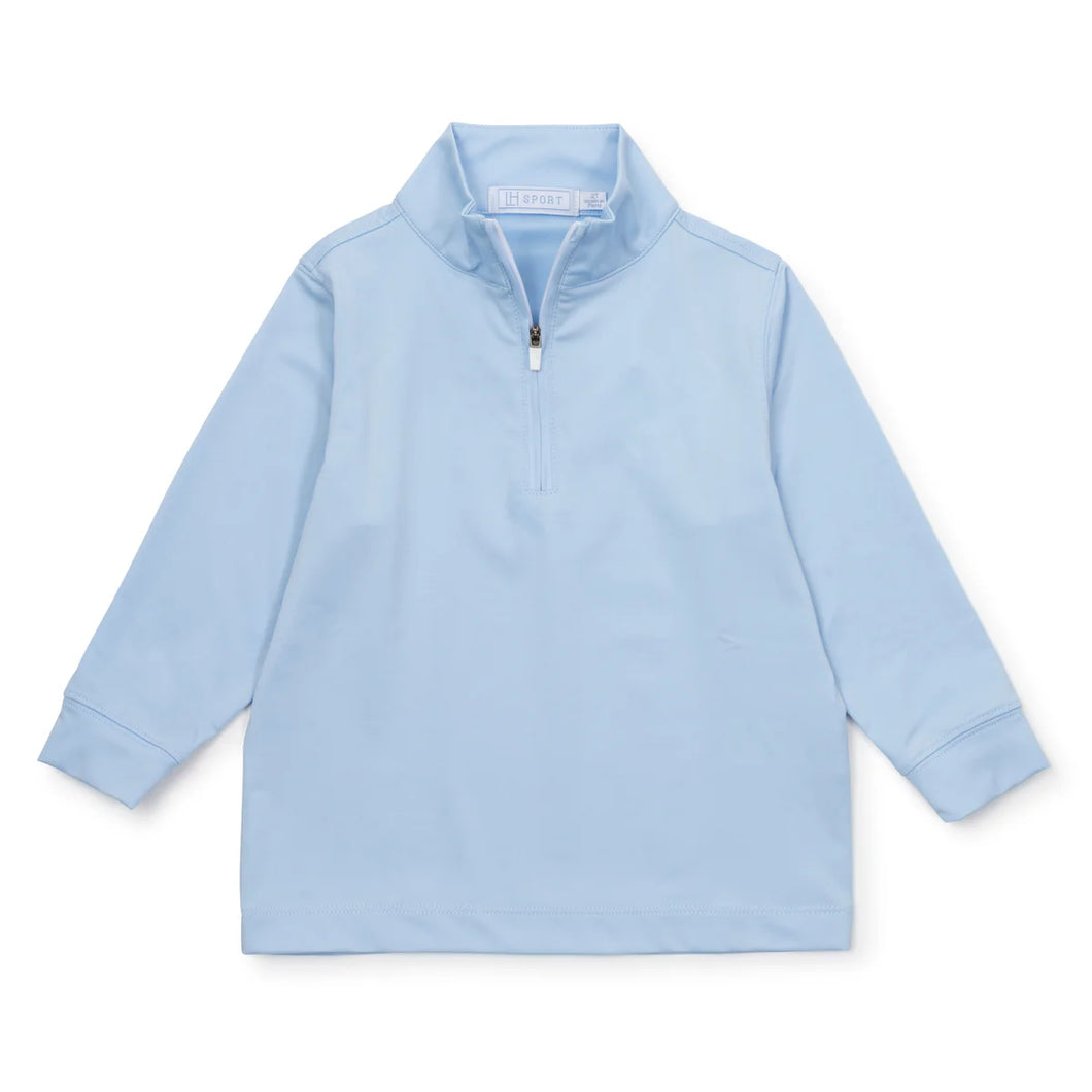 Spencer Quarter Zip Pullover- Light Blue