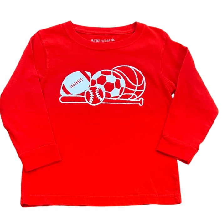 Long Sleeve - Red Sports