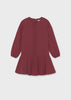 Studded Dress- Crimson