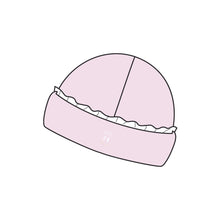 Load image into Gallery viewer, Sugarplum Hat with Lace Trim
