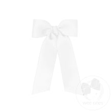 Load image into Gallery viewer, Tiny French Satin Bow w/ Tails
