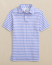 Load image into Gallery viewer, Waterway Stripe Perf Polo
