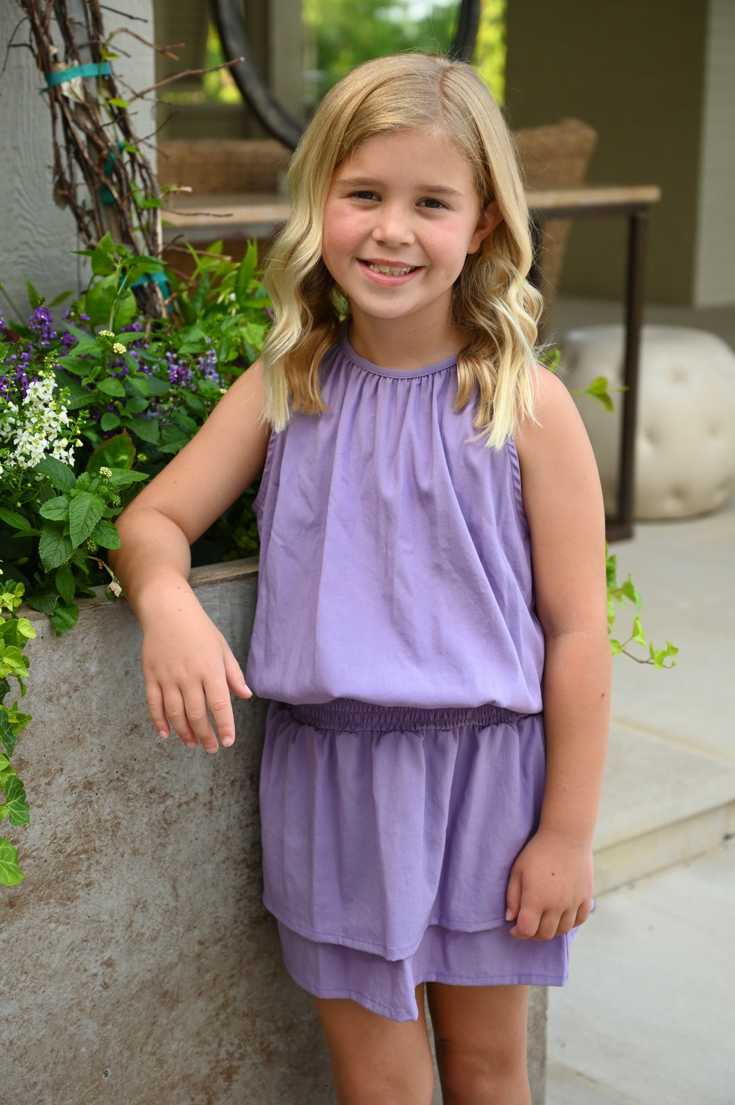 Wells Dress - Purple