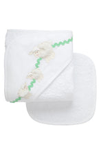 Load image into Gallery viewer, Baby Hooded Towel &amp; Washcloth Set

