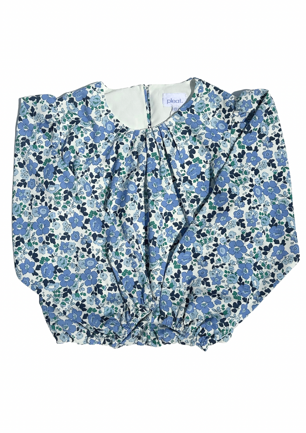 Wren Top - Blue Floral