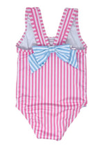 Load image into Gallery viewer, Beth Bathing Suit - Pink Stripe / Blue Stripe
