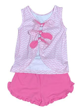 Load image into Gallery viewer, Kinley Knit Ruffled Bloomer/Banded Short Set
