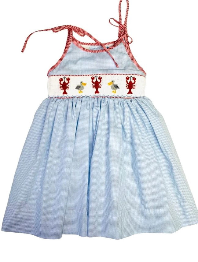 Smocked Crawfish Dress