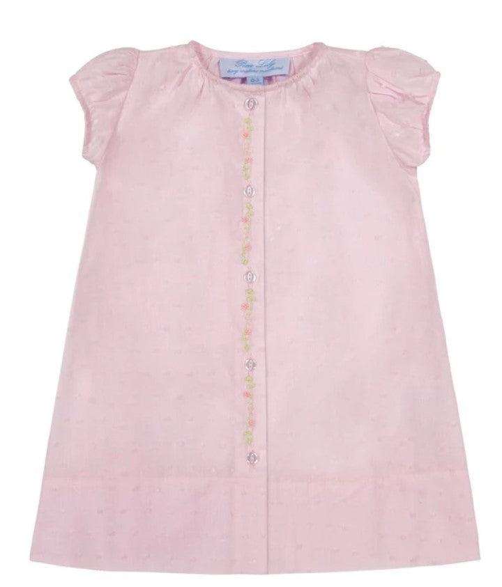 Pink Dotted Swiss Daygown
