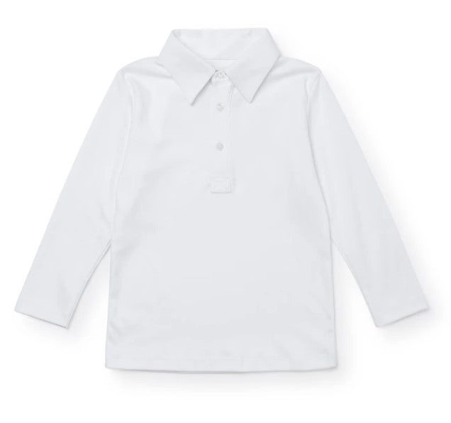 Long Sleeve Pima Cotton Finn Polo